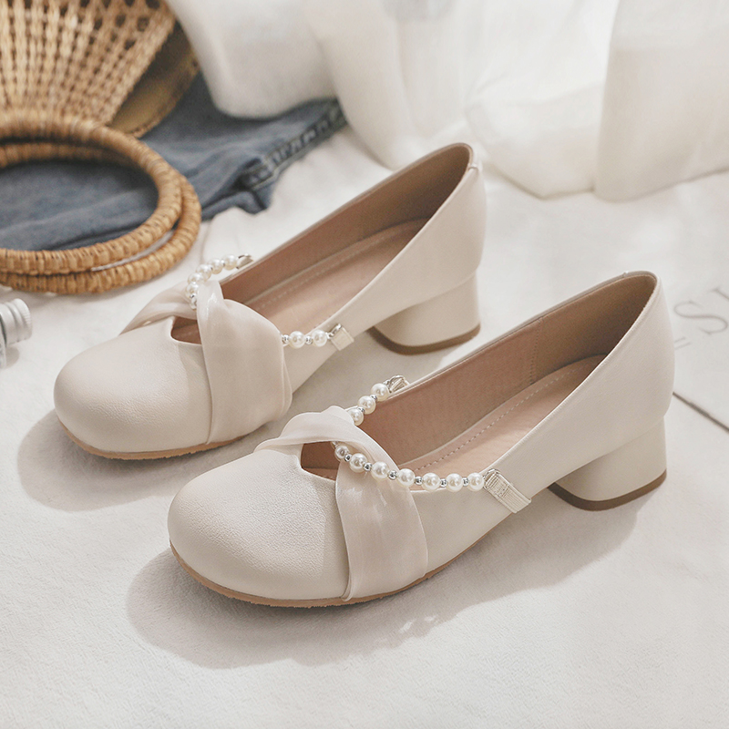 Mary Jane Women's Sheepskin Flat Shoes - Gentle Spring Autumn Style Fairy Shoes for Skirts, Vintage-Inspired Footwear Mary Jane Women's Sheepskin Flat Shoes - Gentle Spring Autumn Style Fairy Shoes for Skirts, Vintage-Inspired Footwear