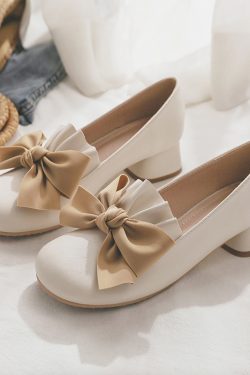Mary Jane Women's Sheepskin Flat Shoes - Gentle Spring Autumn Style Fairy Shoes for Skirts, Vintage-Inspired Footwear