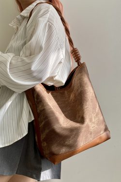 Melard Retro Commuting Tote Bag for Women - Large Handheld Shoulder Bag, 2025 Niche Design, Vintage Style