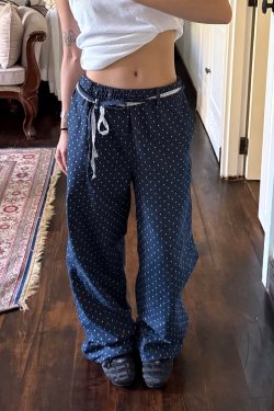 Men's Casual Straight-Leg Pants - Elastic Waist, Loose Fit, Summer Streetwear Sweatpants, American Style, Original Star Design