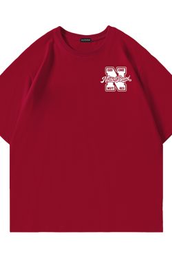 Men's Oversized Short-Sleeve T-Shirt in American Street Style, Plus Size, Summer Fashion, Casual Urban Look