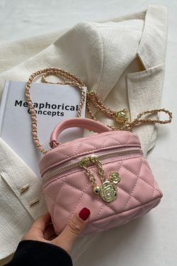 Mini Diamond Quilted Chain Bag for Women - Fashionable Spring/Summer 2025 Crossbody & Handbag, Versatile Style