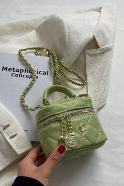 Mini Diamond Quilted Chain Bag for Women - Fashionable Spring/Summer 2025 Crossbody & Handbag, Versatile Style