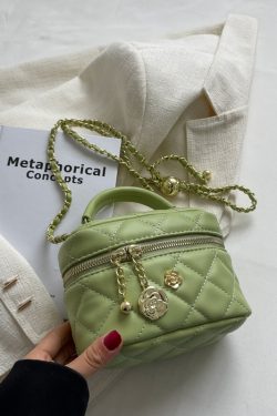 Mini Diamond Quilted Chain Bag for Women - Fashionable Spring/Summer 2025 Crossbody & Handbag, Versatile Style