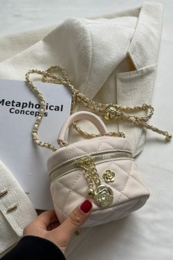 Mini Diamond Quilted Chain Bag for Women - Fashionable Spring/Summer 2025 Crossbody & Handbag, Versatile Style