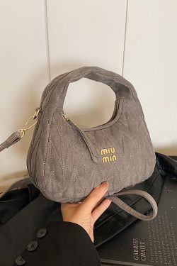 Minimalist Casual Shoulder Bag, High-End Korean Style Women's Handbag, Fashionable Matte Pea Bag for Spring/Summer 2025