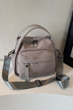 Minimalist Casual Single-Shoulder Canvas Crossbody Bucket Bag for Women - Trendy Summer 2025 Fashion Accessory