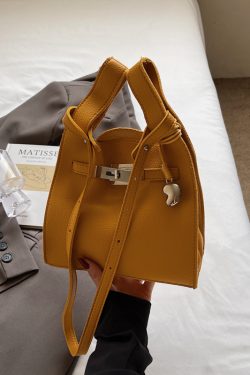 Minimalist Casual Tote Bag for Women – 2025 Summer Trendy Versatile Crossbody Bucket Bag