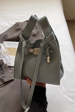 Minimalist Casual Tote Bag for Women – 2025 Summer Trendy Versatile Crossbody Bucket Bag