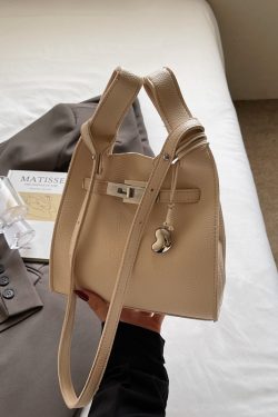 Minimalist Casual Tote Bag for Women – 2025 Summer Trendy Versatile Crossbody Bucket Bag