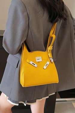 Minimalist Casual Tote Bag for Women – 2025 Summer Trendy Versatile Crossbody Bucket Bag