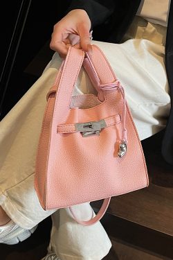 Minimalist Casual Tote Bag for Women – 2025 Summer Trendy Versatile Crossbody Bucket Bag