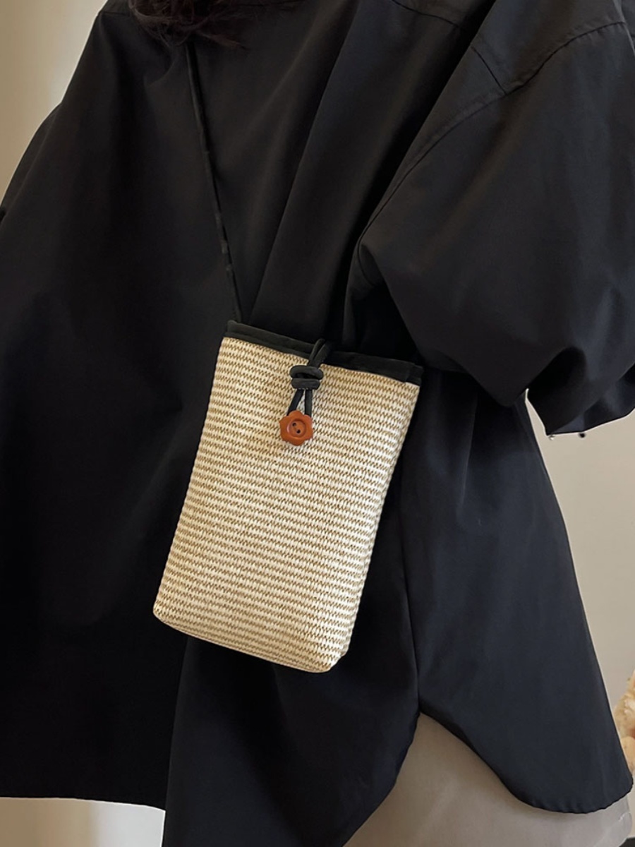 Minimalist Casual Women's Crossbody Bag, Korean Style Small Square Phone Bag, 2025 Summer Trendy Versatile Fashion Accessory Minimalist Casual Women's Crossbody Bag, Korean Style Small Square Phone Bag, 2025 Summer Trendy Versatile Fashion Accessory