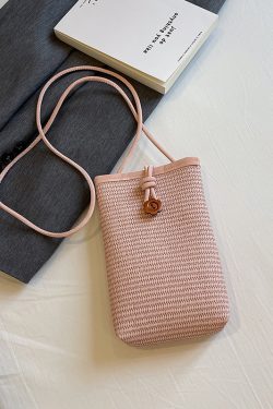 Minimalist Casual Women's Crossbody Bag, Korean Style Small Square Phone Bag, 2025 Summer Trendy Versatile Fashion Accessory