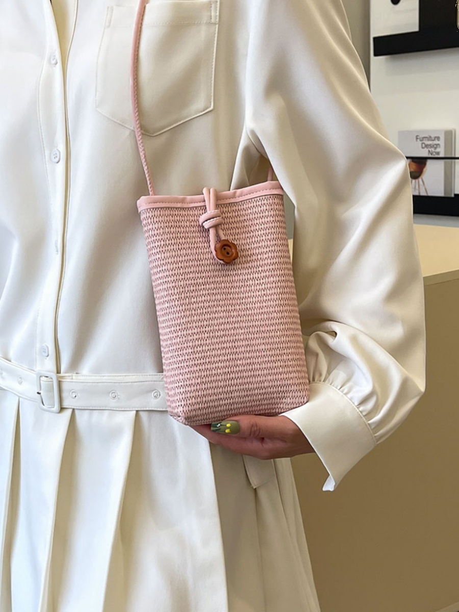 Minimalist Casual Women's Crossbody Bag, Korean Style Small Square Phone Bag, 2025 Summer Trendy Versatile Fashion Accessory Minimalist Casual Women's Crossbody Bag, Korean Style Small Square Phone Bag, 2025 Summer Trendy Versatile Fashion Accessory