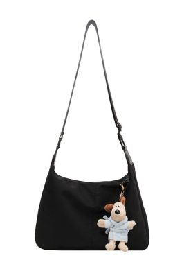 Minimalist High-End Textured Crossbody Shoulder Bag - Versatile Large-Capacity Design for Autumn/Winter 2025 Fashion