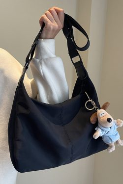 Minimalist High-End Textured Crossbody Shoulder Bag - Versatile Large-Capacity Design for Autumn/Winter 2025 Fashion