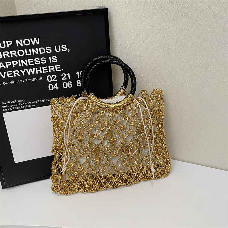 Minimalist Hollow Out Handbag for Women - 2025 Spring Large Capacity Tote & Stylish Small Square Bag Minimalist Hollow Out Handbag for Women - 2025 Spring Large Capacity Tote & Stylish Small Square Bag