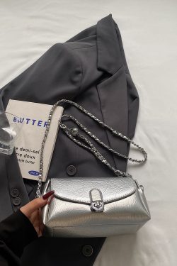 Minimalist Korean Style Pillow Bag for Women - Trendy High-End Shoulder Bag for Summer 2025 Casual Fashion