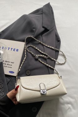 Minimalist Korean Style Pillow Bag for Women - Trendy High-End Shoulder Bag for Summer 2025 Casual Fashion