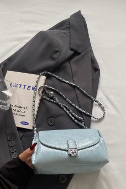 Minimalist Korean Style Pillow Bag for Women - Trendy High-End Shoulder Bag for Summer 2025 Casual Fashion