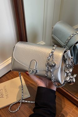 Minimalist Korean Style Pillow Bag for Women - Trendy High-End Shoulder Bag for Summer 2025 Casual Fashion