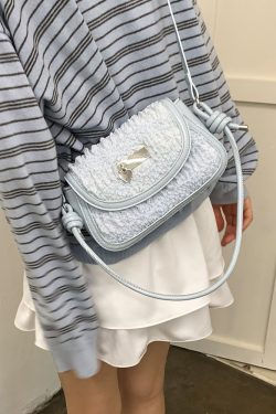Minimalist Korean-Style Single-Shoulder Saddle Bag for Women - Versatile Crossbody Small Square Bag for Summer 2025 Fashion