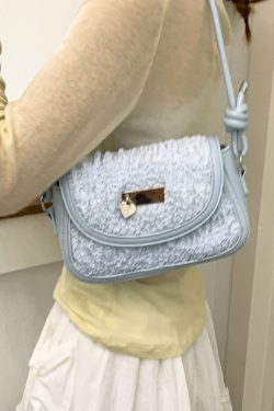 Minimalist Korean-Style Single-Shoulder Saddle Bag for Women - Versatile Crossbody Small Square Bag for Summer 2025 Fashion