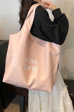 Minimalist Korean Style Tote Bag for Women - Cute Versatile Underarm Shoulder Bag for Summer 2025