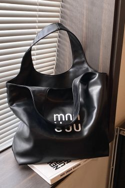 Minimalist Korean Style Tote Bag for Women - Cute Versatile Underarm Shoulder Bag for Summer 2025