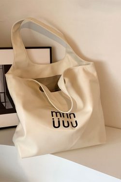 Minimalist Korean Style Tote Bag for Women - Cute Versatile Underarm Shoulder Bag for Summer 2025