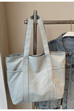 Minimalist Large-Capacity Canvas Tote Bag for Women - 2025 Short Trip Shoulder Commuting Bag, Versatile Everyday Style
