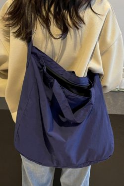 Minimalist Large Capacity Women's Canvas Tote Bag - Versatile Crossbody Design for Lazy Style and Everyday Use