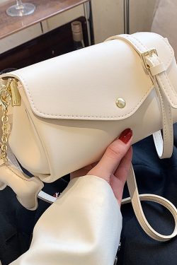 Minimalist Women's Solid Color Small Square Bag - Versatile Casual Shoulder Bag for Spring/Summer 2025