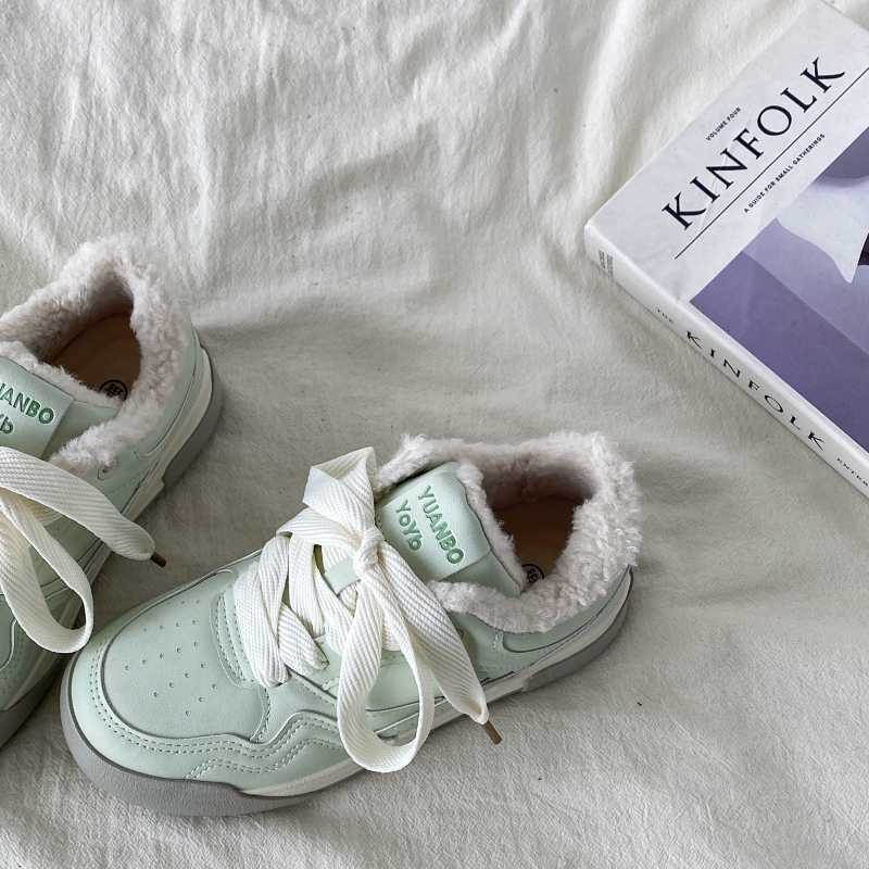 Mint Green Thick-Soled Board Shoes for Women - Versatile Casual Sports Sneakers for Spring 2025, Trendy & Comfortable Mint Green Thick-Soled Board Shoes for Women - Versatile Casual Sports Sneakers for Spring 2025, Trendy & Comfortable