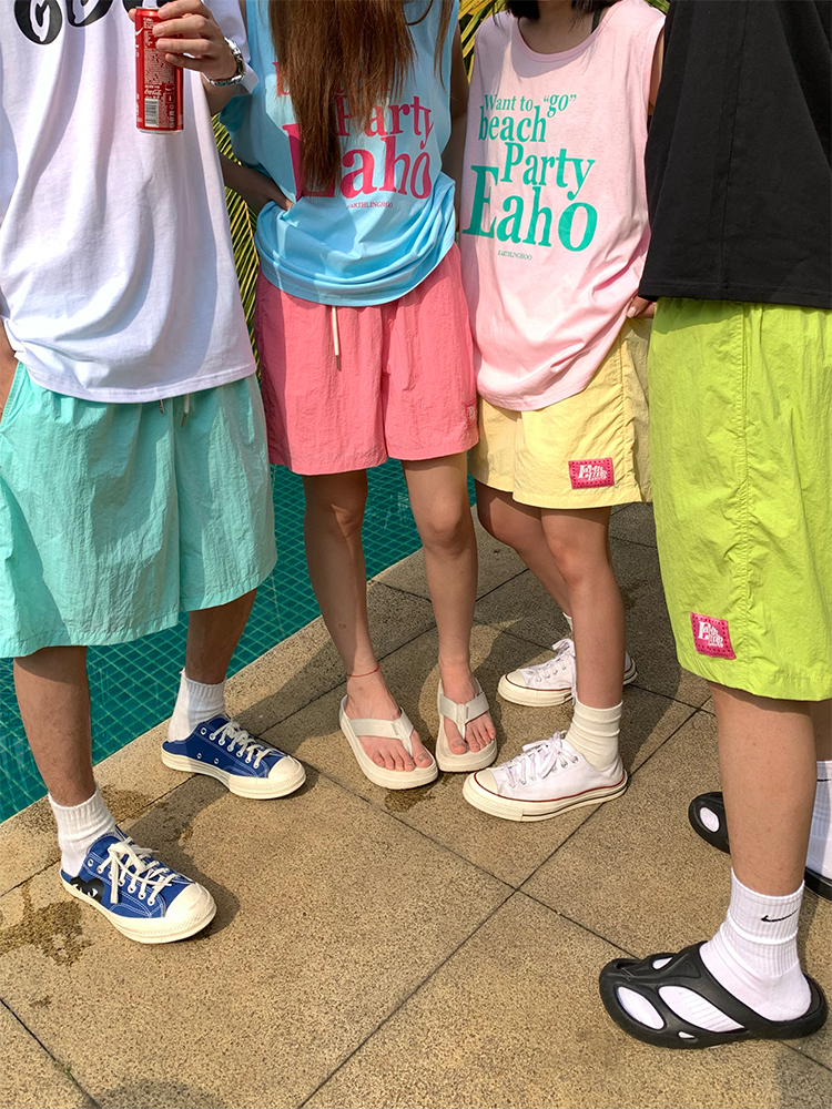 Mint Mambo Quick-Dry Sports Beach Shorts for Men and Women – Summer Casual Five-Point Pants for Couples Mint Mambo Quick-Dry Sports Beach Shorts for Men and Women – Summer Casual Five-Point Pants for Couples