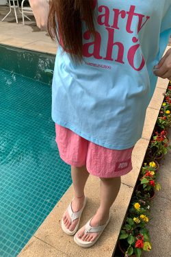 Mint Mambo Quick-Dry Sports Beach Shorts for Men and Women – Summer Casual Five-Point Pants for Couples