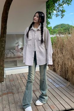 Narrow Version Slimming Micro-Flare Jeans for Women - Mid-Waist Long Pants for Shorter Individuals - Spring Autumn 2025 Style