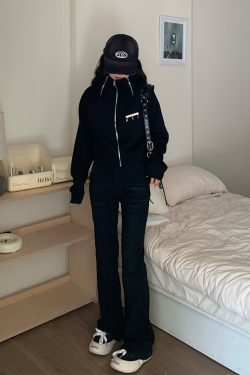 Narrow Version Slimming Micro-Flare Jeans for Women - Mid-Waist Long Pants for Shorter Individuals - Spring Autumn 2025 Style