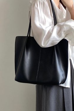 New Women's Large Capacity Tote Bag - Commuter & College Student Handheld Shoulder Bag for Daily Use