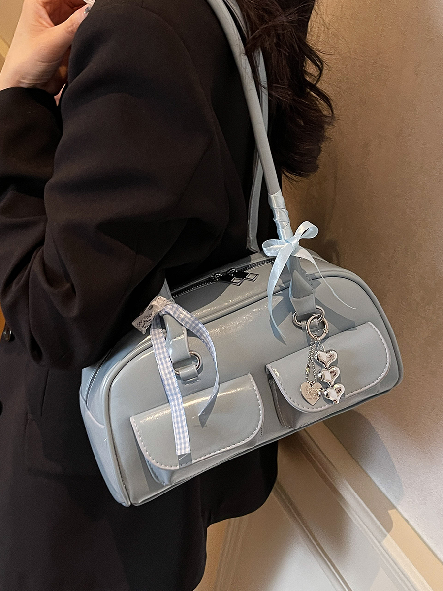 Oil Wax Leather Commuting Pillow Bag for Women - Versatile Large Capacity Shoulder Underarm Bag for Spring 2025 Fashion Oil Wax Leather Commuting Pillow Bag for Women - Versatile Large Capacity Shoulder Underarm Bag for Spring 2025 Fashion