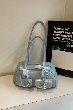 Oil Wax Leather Commuting Pillow Bag for Women - Versatile Large Capacity Shoulder Underarm Bag for Spring 2025 Fashion