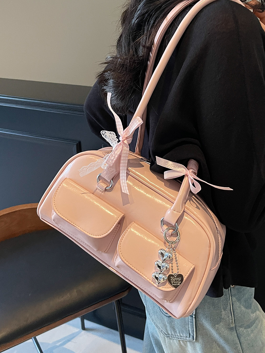 Oil Wax Leather Commuting Pillow Bag for Women - Versatile Large Capacity Shoulder Underarm Bag for Spring 2025 Fashion Oil Wax Leather Commuting Pillow Bag for Women - Versatile Large Capacity Shoulder Underarm Bag for Spring 2025 Fashion