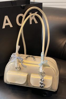 Oil Wax Leather Commuting Pillow Bag for Women - Versatile Large Capacity Shoulder Underarm Bag for Spring 2025 Fashion