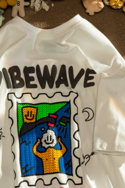 Oversized American Style Cartoon Print Short Sleeve T-Shirt for Men & Women, Plus Size Couple Outfit, Casual Cotton Top