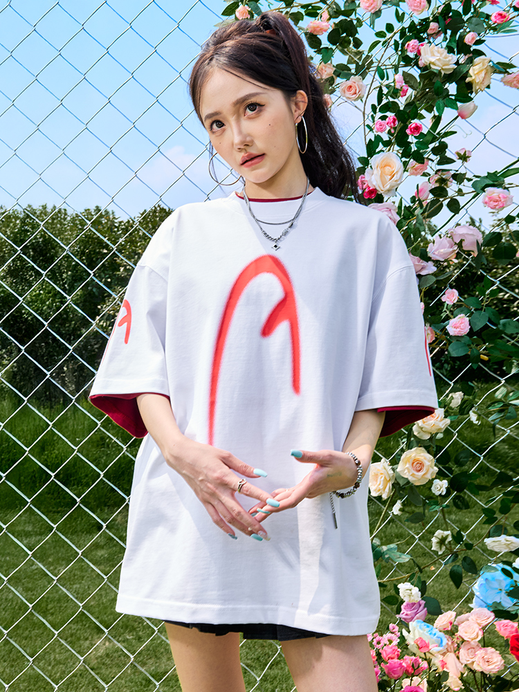 Oversized Hip-Hop Dopamine Letter Short Sleeve T-Shirt - Unisex American Streetwear, 2025 Trend, Casual Urban Style Oversized Hip-Hop Dopamine Letter Short Sleeve T-Shirt - Unisex American Streetwear, 2025 Trend, Casual Urban Style