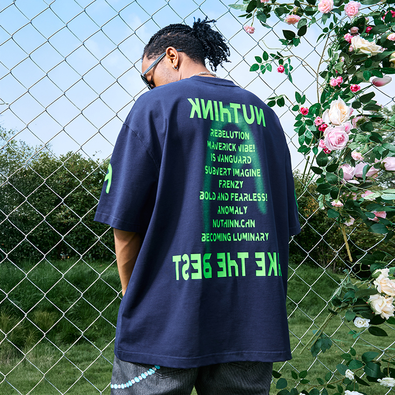 Oversized Hip-Hop Dopamine Letter Short Sleeve T-Shirt - Unisex American Streetwear, 2025 Trend, Casual Urban Style Oversized Hip-Hop Dopamine Letter Short Sleeve T-Shirt - Unisex American Streetwear, 2025 Trend, Casual Urban Style