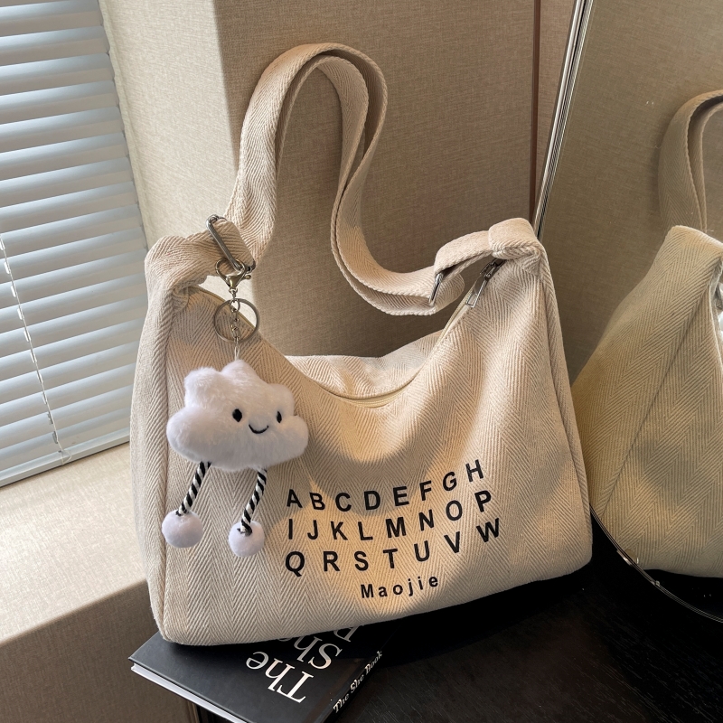 Peach Heart Canvas Underarm Bag for Women, Niche Design Single Shoulder Dumpling Bag, Korean Style Crossbody for Students Peach Heart Canvas Underarm Bag for Women, Niche Design Single Shoulder Dumpling Bag, Korean Style Crossbody for Students