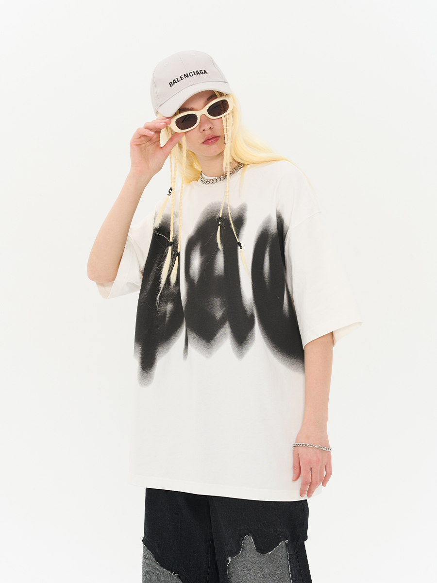 Phantom Gothic Street Style Loose Round Neck Short Sleeve T-Shirt - Trendy Urban Fashion, Y2K Aesthetic, Comfortable Fit Phantom Gothic Street Style Loose Round Neck Short Sleeve T-Shirt - Trendy Urban Fashion, Y2K Aesthetic, Comfortable Fit