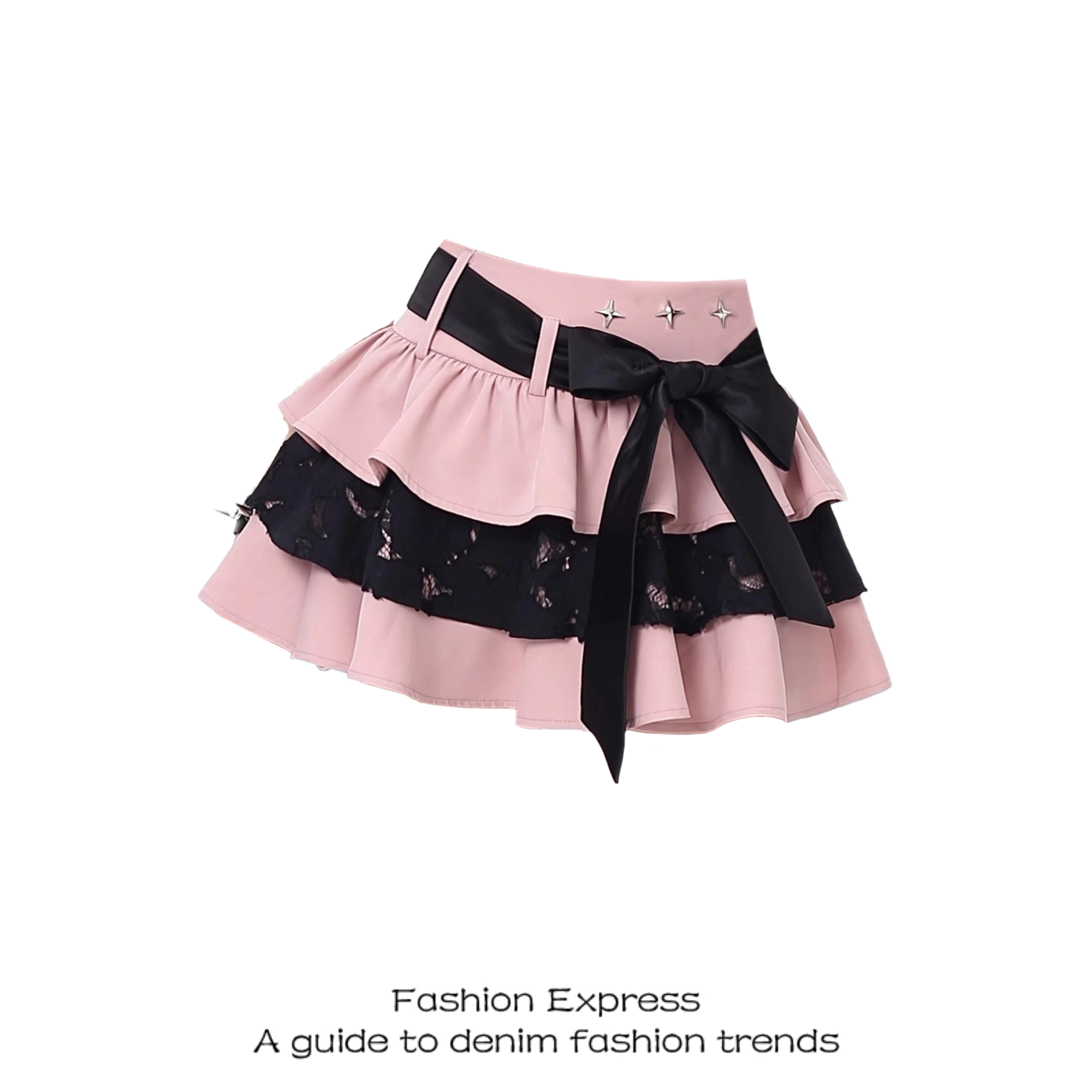 Pink Cake-Style Half-Length Skirt for Women, Sweet and Spicy Bow Tie Lace-Up Puff Skirt, 2025 Summer Fashion Pink Cake-Style Half-Length Skirt for Women, Sweet and Spicy Bow Tie Lace-Up Puff Skirt, 2025 Summer Fashion